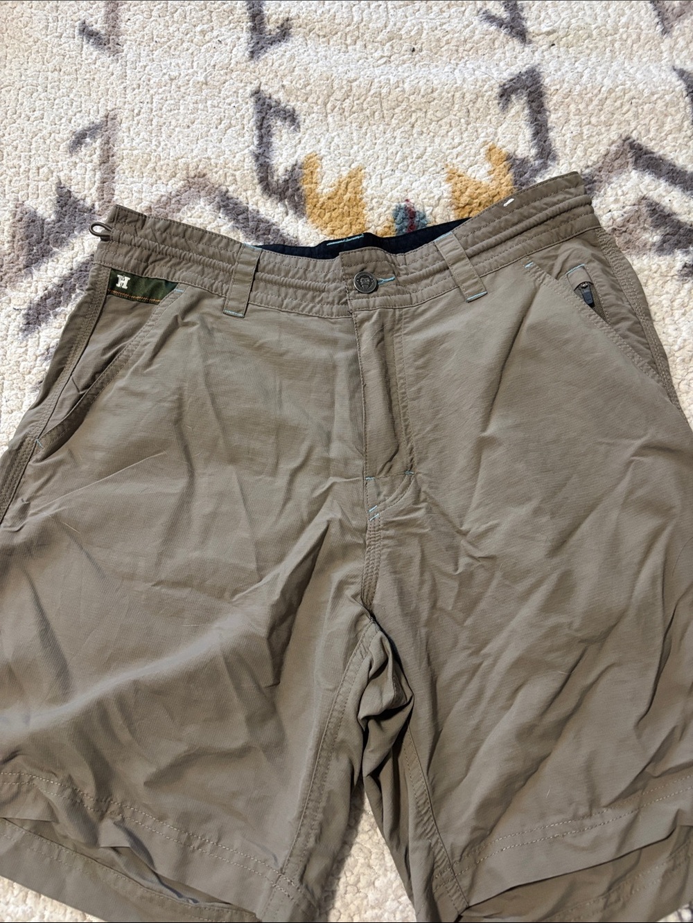 Howler Brothers Olive/Taupe Men's Chino Shorts